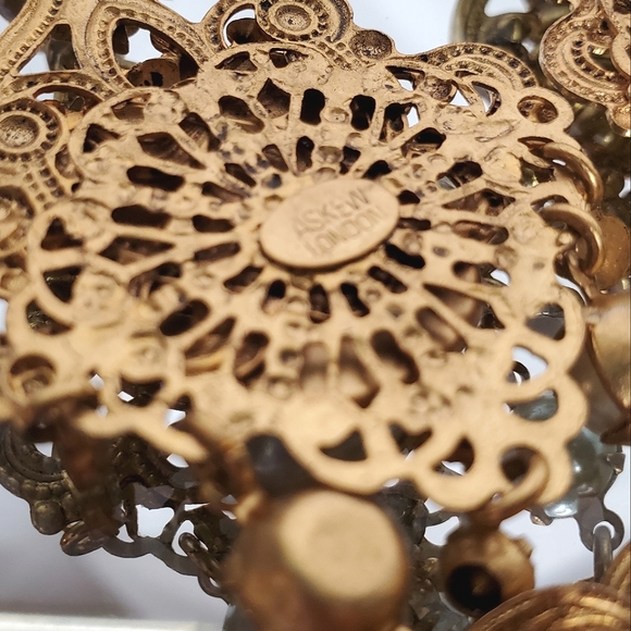 Magnificent & Massive ASKEW LONDON Etruscan Sea Theme Pearl Dangle Earrings - Picture 8 of 9